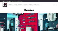 Desktop Screenshot of denier.hr